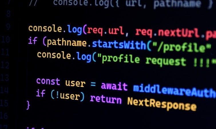 A computer screen with a bunch of text on it